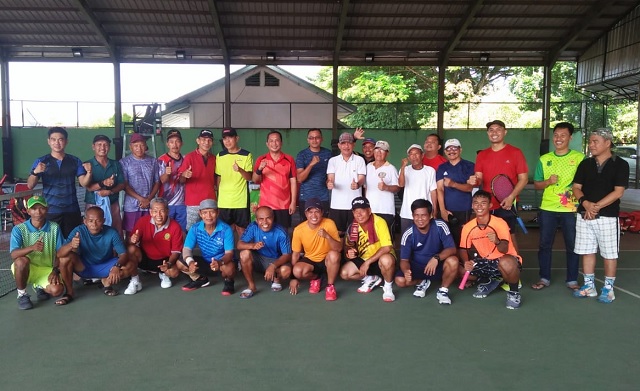 Pererat Silaturahmi, Pelti Muba Kedatangan Club Tenis Griya Palembang