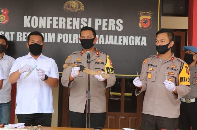 Melalui Konferensi Pers, Polres Majalengka Ungkap Kasus Curat