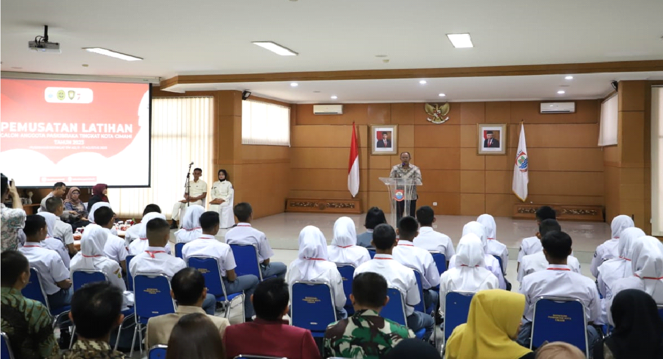 Pemusatan Latihan Paskibraka, Kota Cimahi, Kemerdekaan, Kepemimpinan, Generasi Muda, Pelatihan Paskibraka, Upacara Bendera, Pancasila, TNI, Pengibar Bendera Pusaka