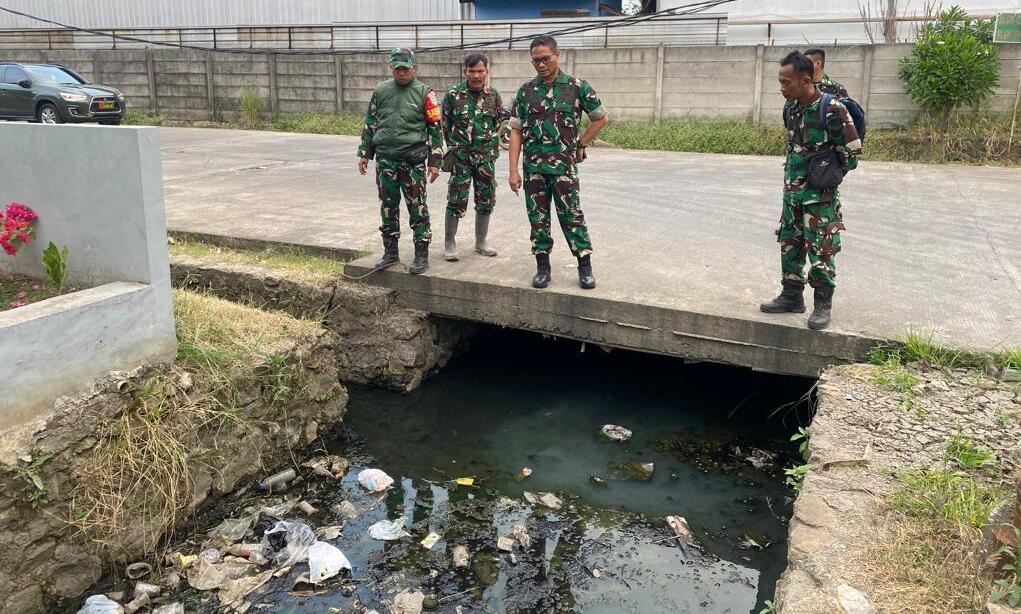 Kawasan de Prima Terra, Tegalluar, Bojongsoang, Sektor 6 Satgas Citarum Harum, Limbah domestik, Saluran air, Sungai Citarum, Perda Kab. Bandung No 3 tahun 2008, RTRW Kab Bandung, Kawasan industri, Pengelolaan limbah, Jaring besi, Pencegahan, Banjir, Koordinasi, Lingkungan