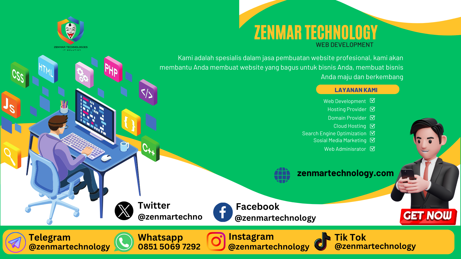 Merek Online, Strategi Domain, Domain dan Merek, Zenmar Technology, Pilihan Domain Profesional